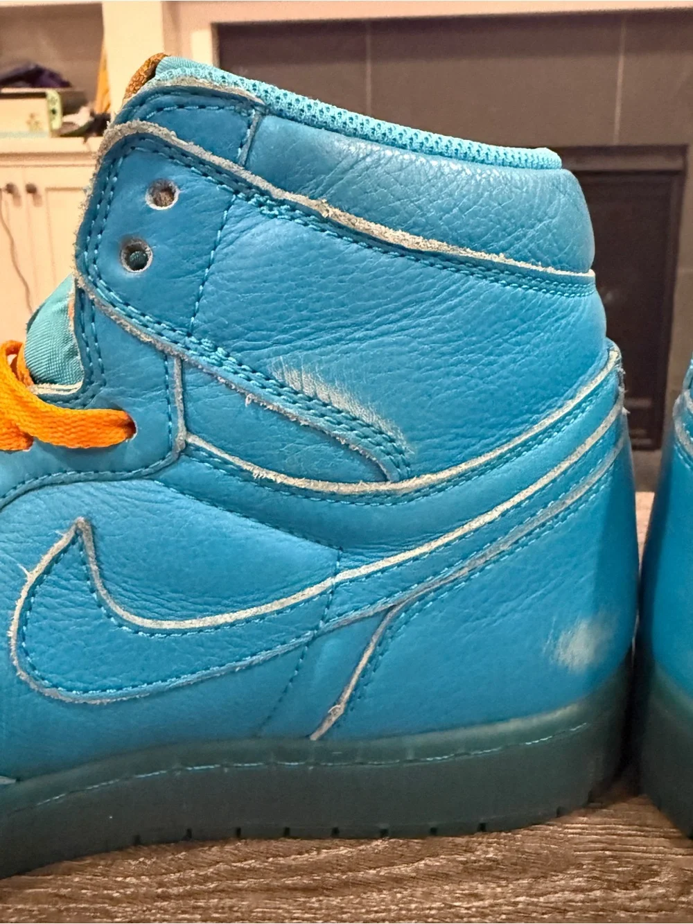 Nike Air Jordan 1 Blue Lagoon Gatorade Retro G8RD OG AJ5997-455 Mens Size 10